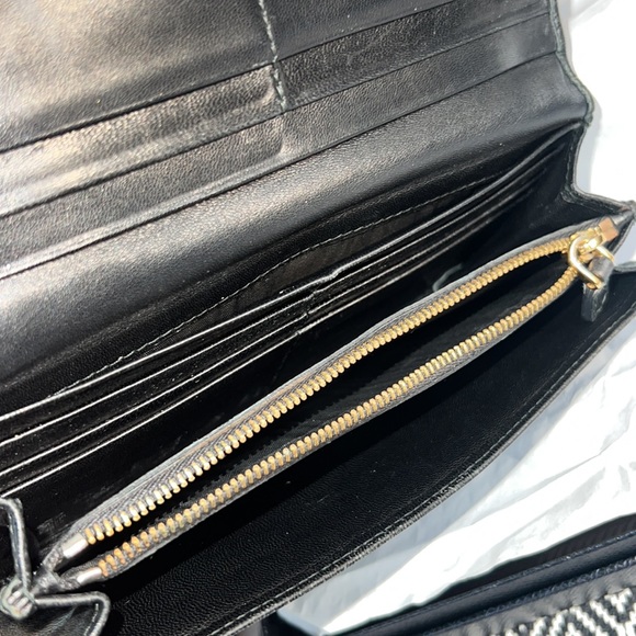 PRADA BUNDLE Nero Wallet Box Dust Cloth Ribbon Authenticity Card Envelope - Picture 10 of 11